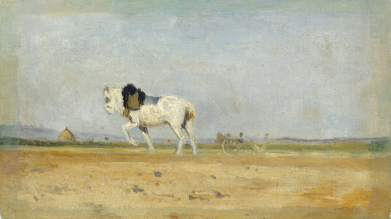 Koń do orki na polu - Stanislas Lépine