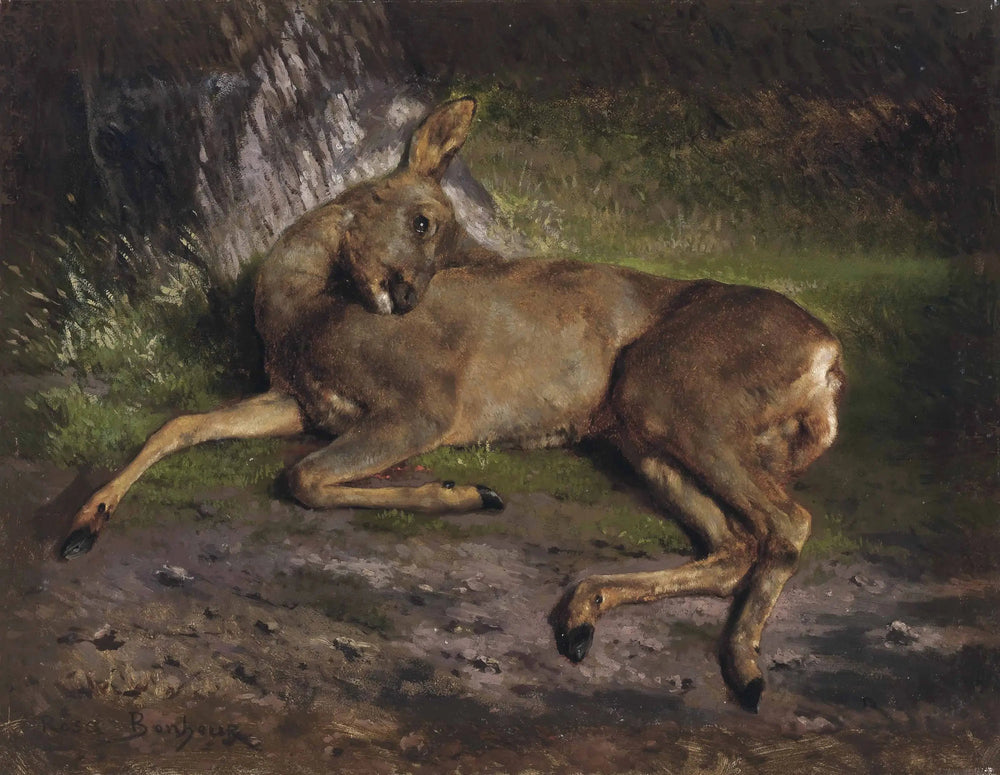 Un chevreuil dans la forêt - Rosa Bonheur - Alpha Reproduction