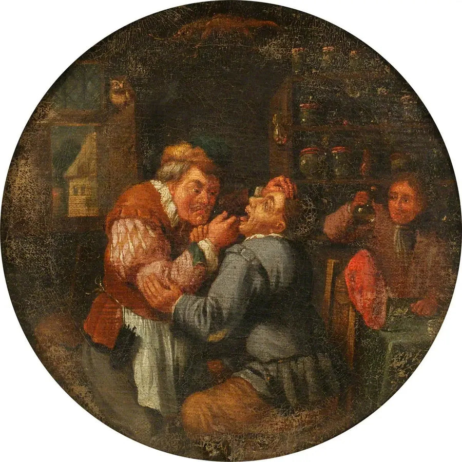 Chirurg wyrywający ząb - David Teniers Młodszy