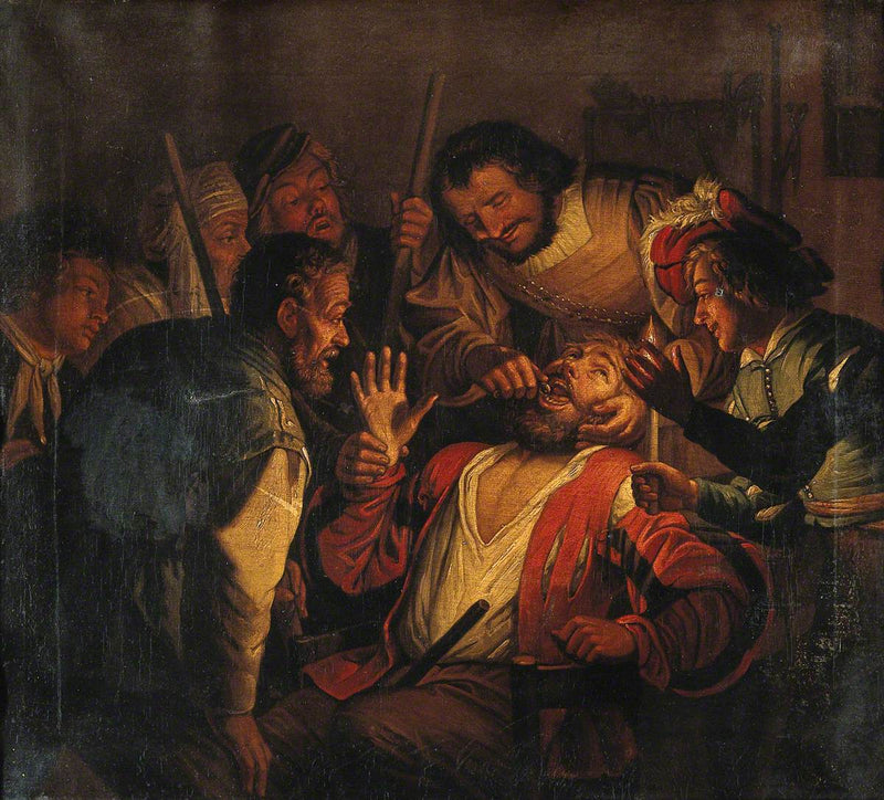 Chirurg usuwający ząb - Gerrit van Honthorst