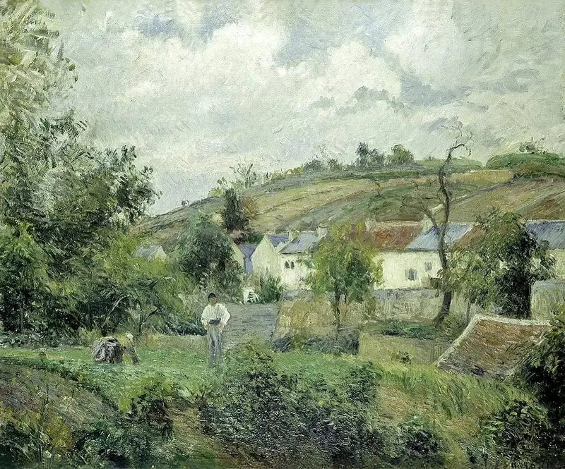 Kąt L'Hermitage, Pontoise - Camille Pissarro