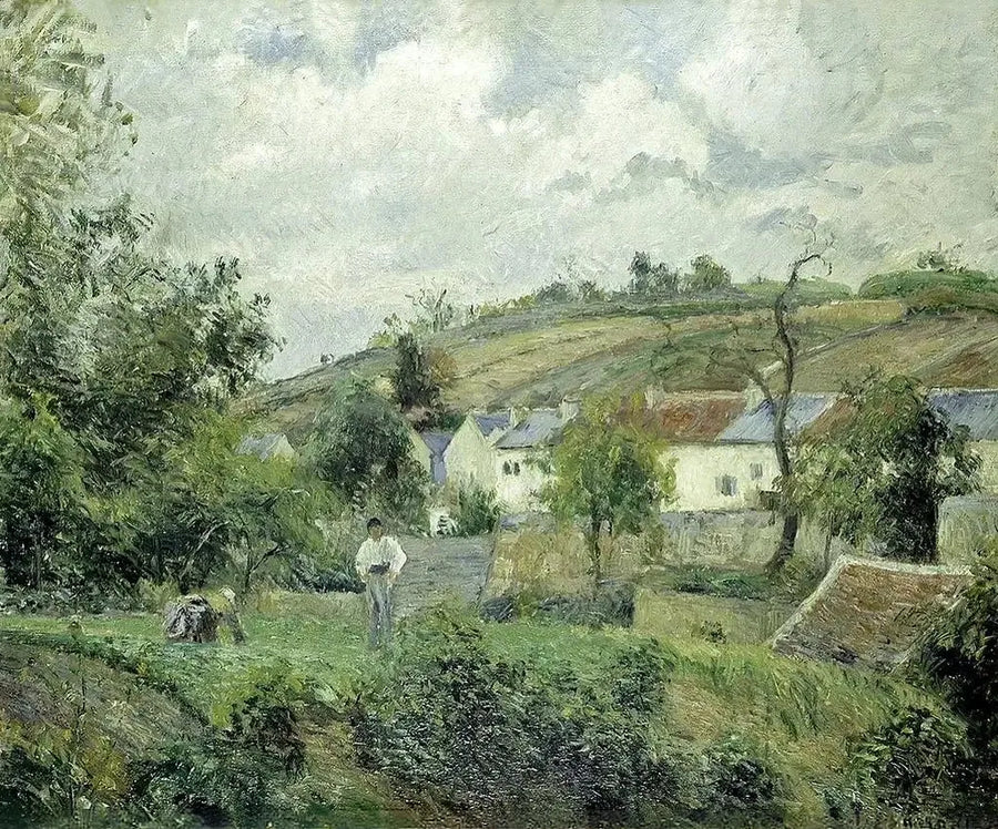 Kąt L'Hermitage, Pontoise - Camille Pissarro