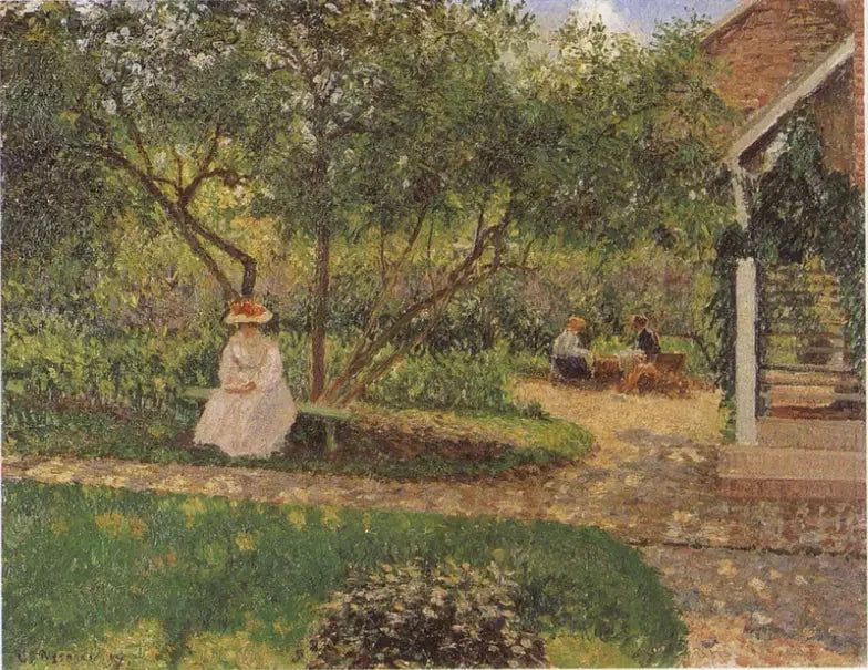 Kącik ogrodu w Éragny - Camille Pissarro