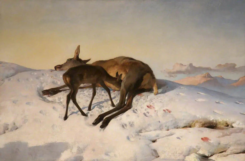 Uderzenie w przypadkowe miejsce - Edwin Henry Landseer