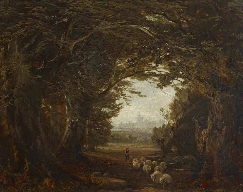 Rzut oka na las Windsor - John Frederick Kensett