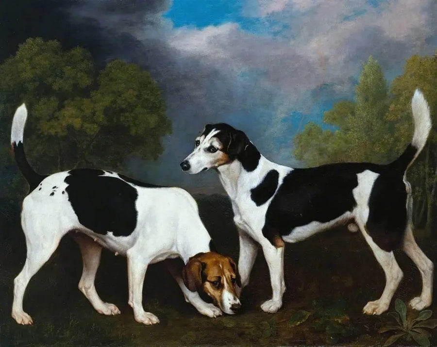 Para foxhoundów - George Stubbs