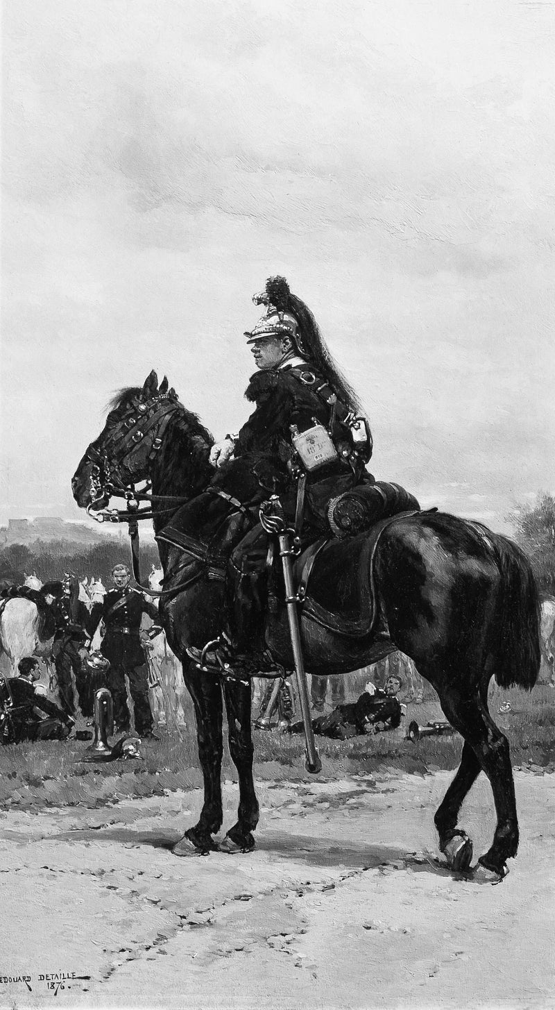 Smok na koniu - Édouard Detaille
