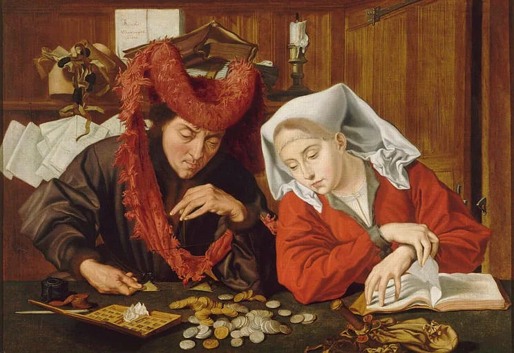 Radny i jego żona - Marinus van Reymerswale