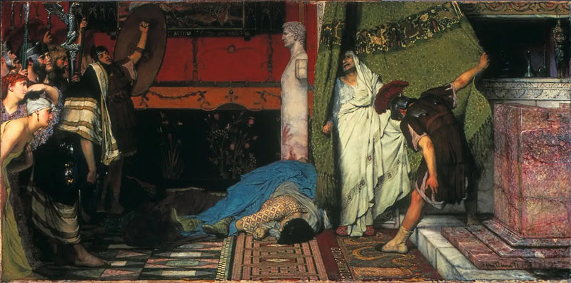 Rzymski cesarz ( Klaudiusz ) - Lawrence Alma-Tadema