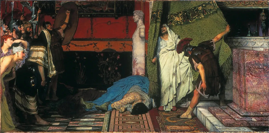 Rzymski cesarz ( Klaudiusz ) - Lawrence Alma-Tadema