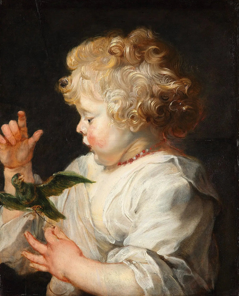 Dziecko z ptakiem - Peter Paul Rubens