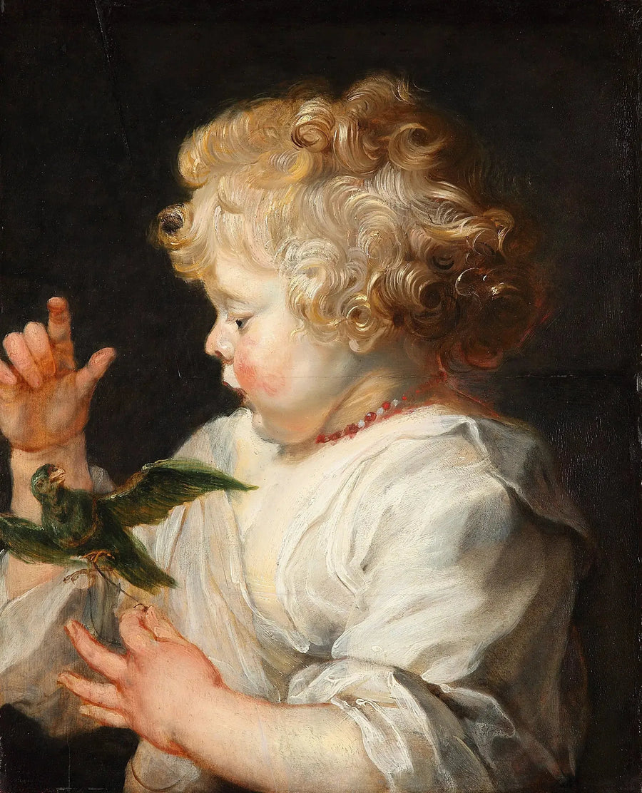 Dziecko z ptakiem - Peter Paul Rubens