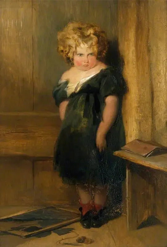 Złośliwe dziecko - Edwin Henry Landseer