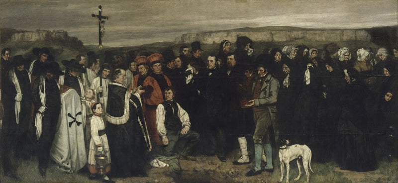 Pogrzeb w Ornans - Gustave Courbet