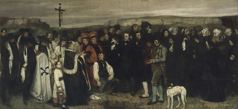 Pogrzeb w Ornans - Gustave Courbet