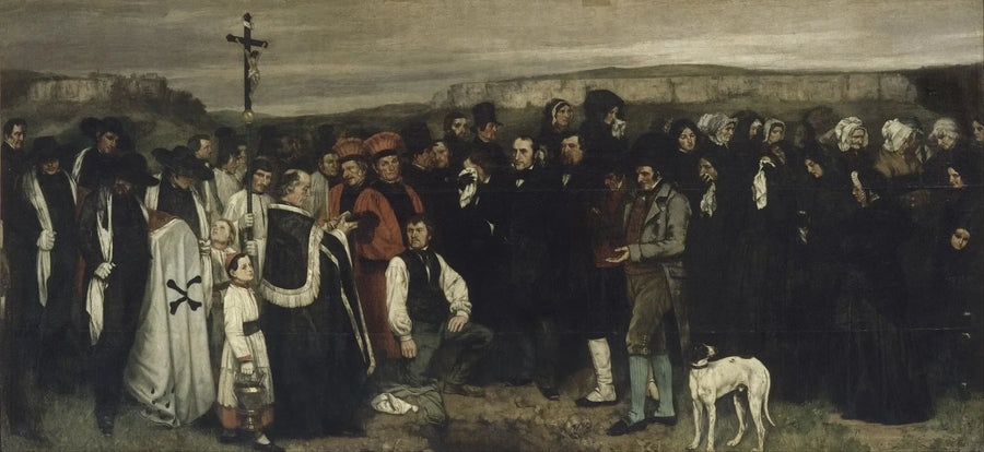 Pogrzeb w Ornans - Gustave Courbet