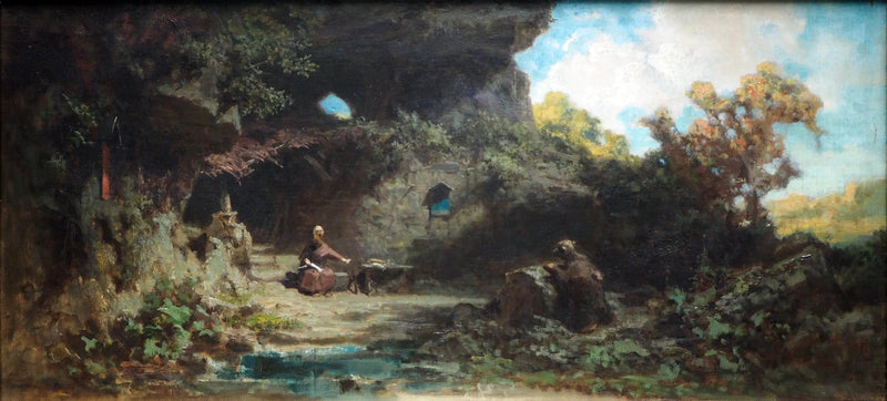 Eremita w górach - Carl Spitzweg