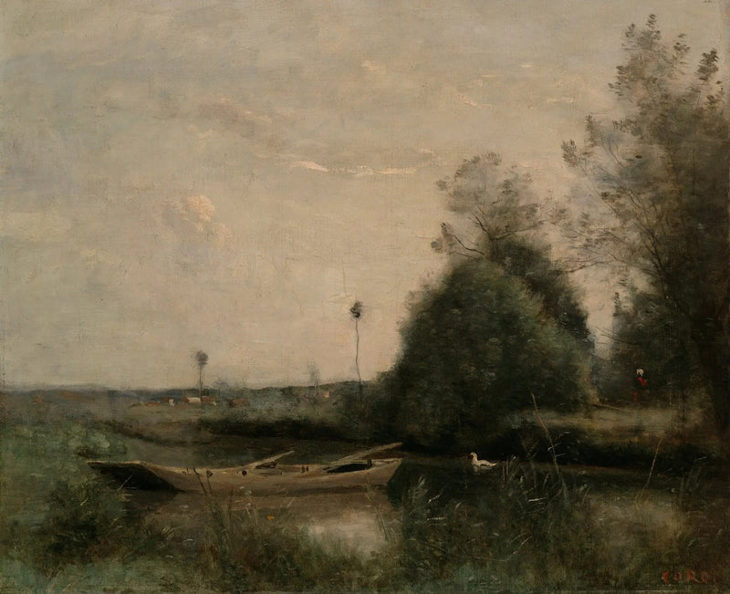 Staw w Mortain - Jean-Baptiste Camille Corot