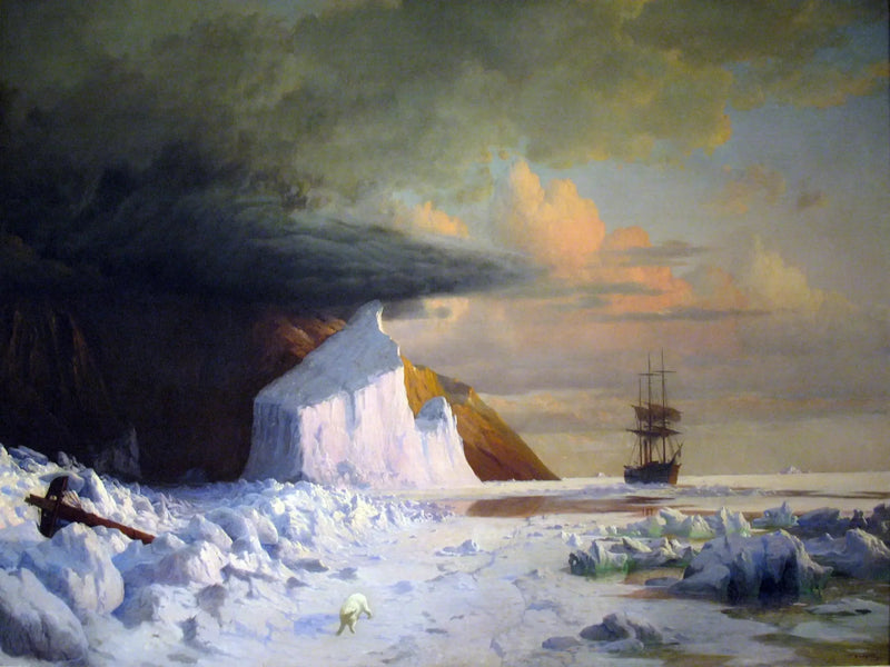 Arkticzne lato: wiercenie lodowca w zatoce Melville - William Bradford