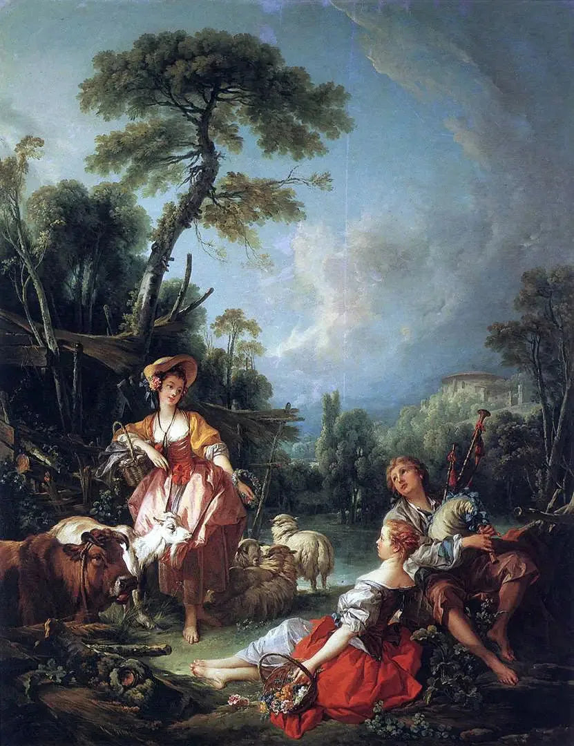 Letnie wiejskie sceny - François Boucher