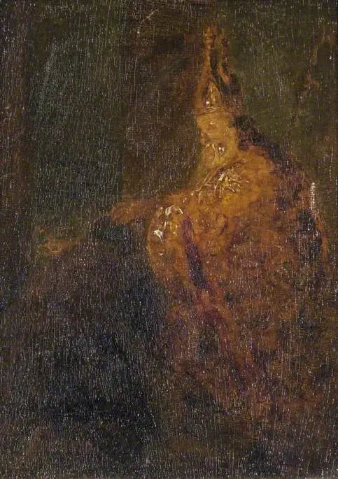 Biskup błogosławiący pokutnika - Antoine van Dyck