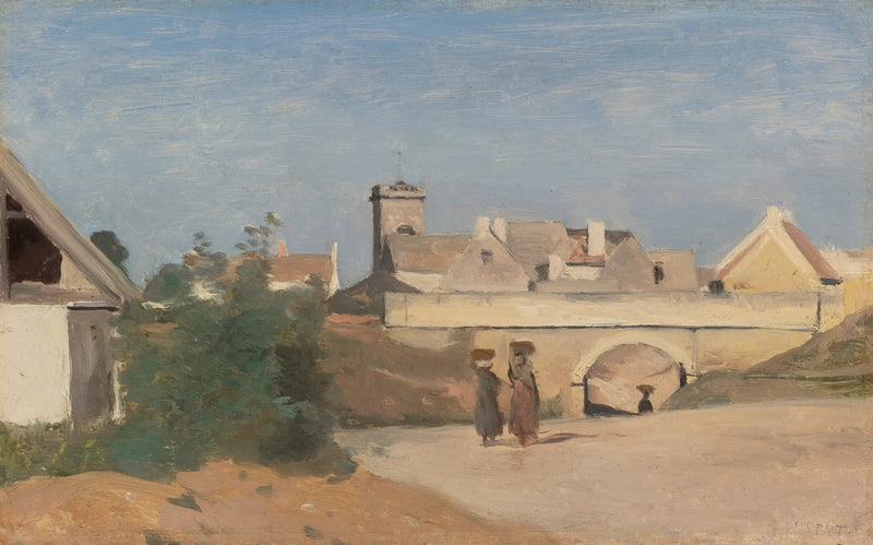 Przedmieście miasta (Rochefort-sur-Mer, Charente) - Jean-Baptiste Camille Corot
