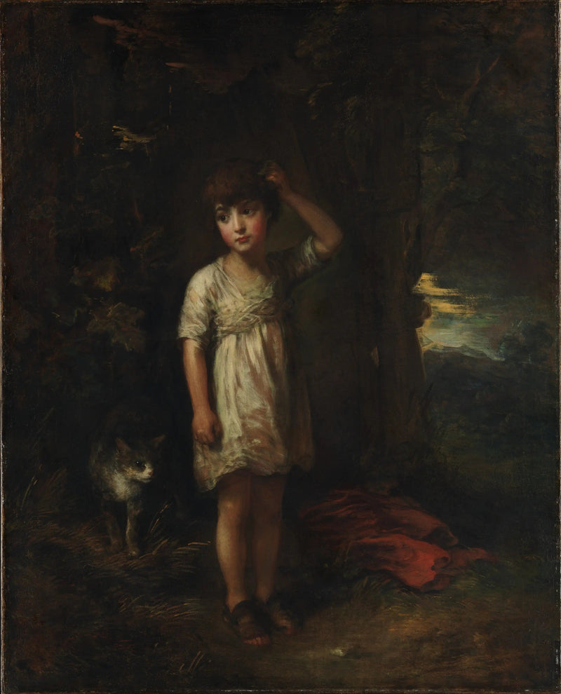 Chłopiec z kotem — Poranek - Thomas Gainsborough