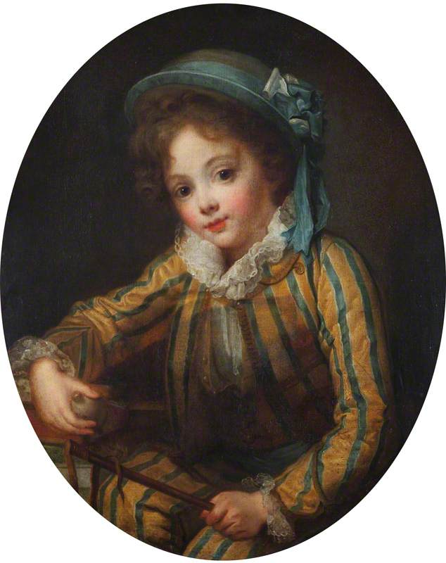 Chłopiec z górą - Jean-Baptiste Greuze