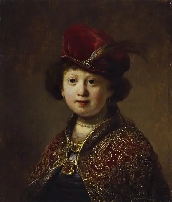 Chłopiec w fantazyjnym kostiumie - Rembrandt
