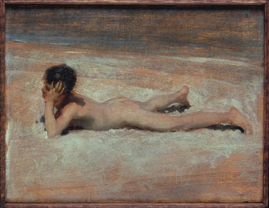 Nagie dziecko na plaży - John Singer Sargent
