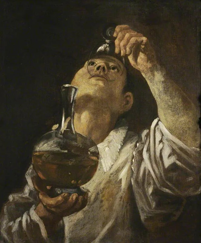 Chłopiec pijący - Annibale Carracci