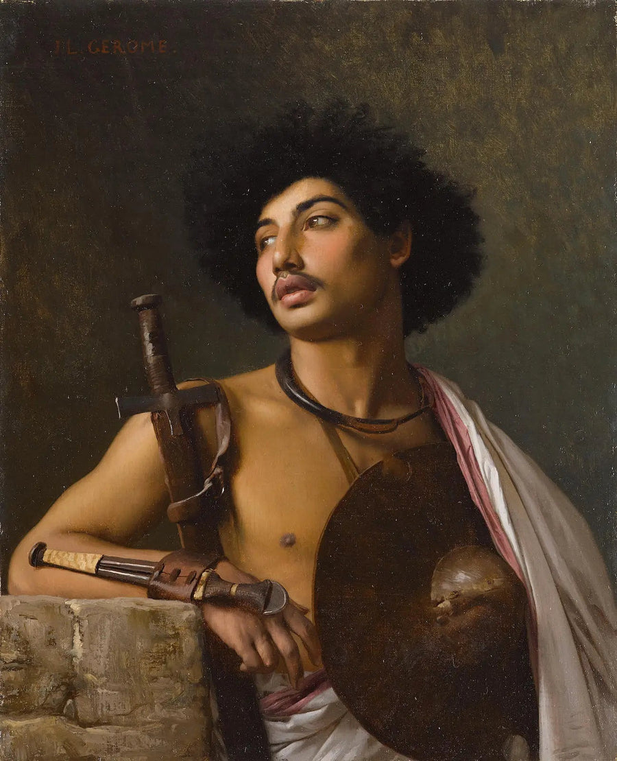 Wojownik Bischari - Jean-Léon Gérôme
