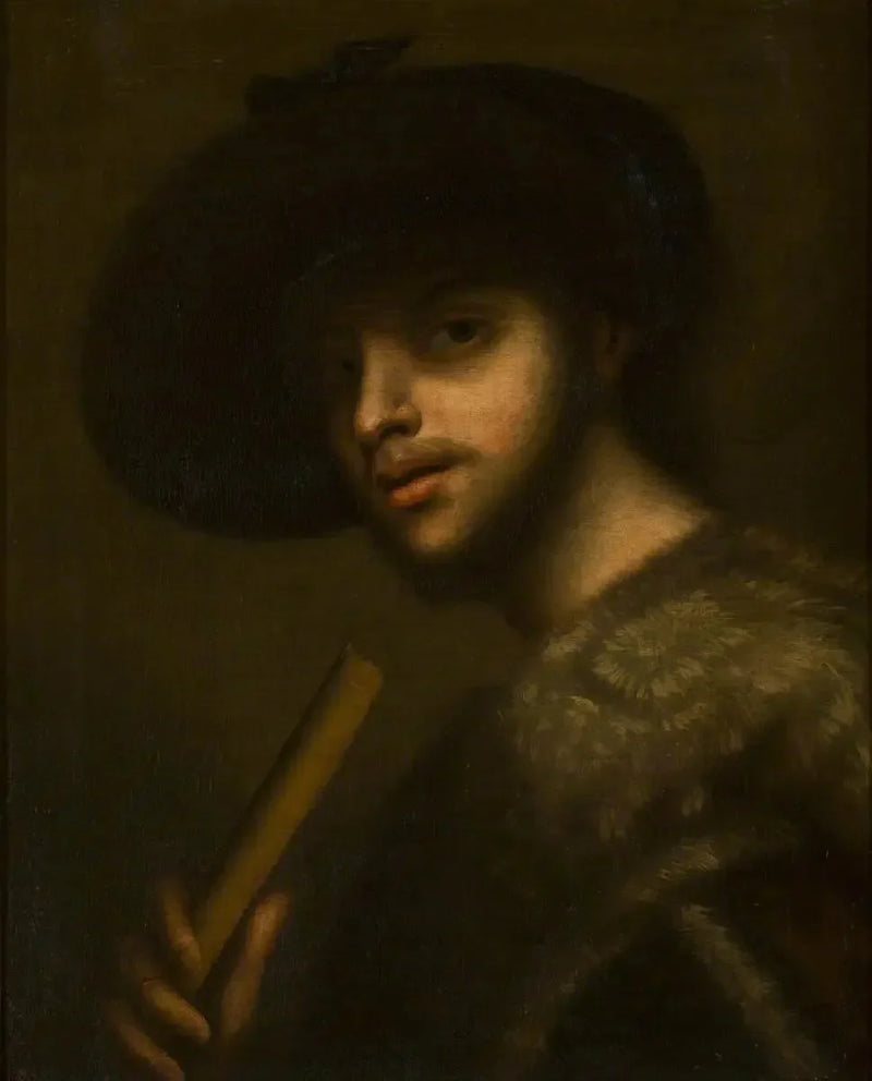 Mężczyzna z fajką lub fletnią - Giorgione