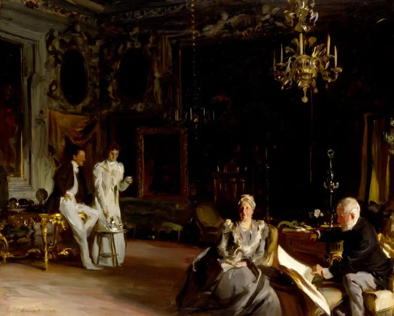 Wnętrze w Wenecji - John Singer Sargent