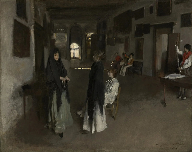 Wnętrze weneckie - John Singer Sargent