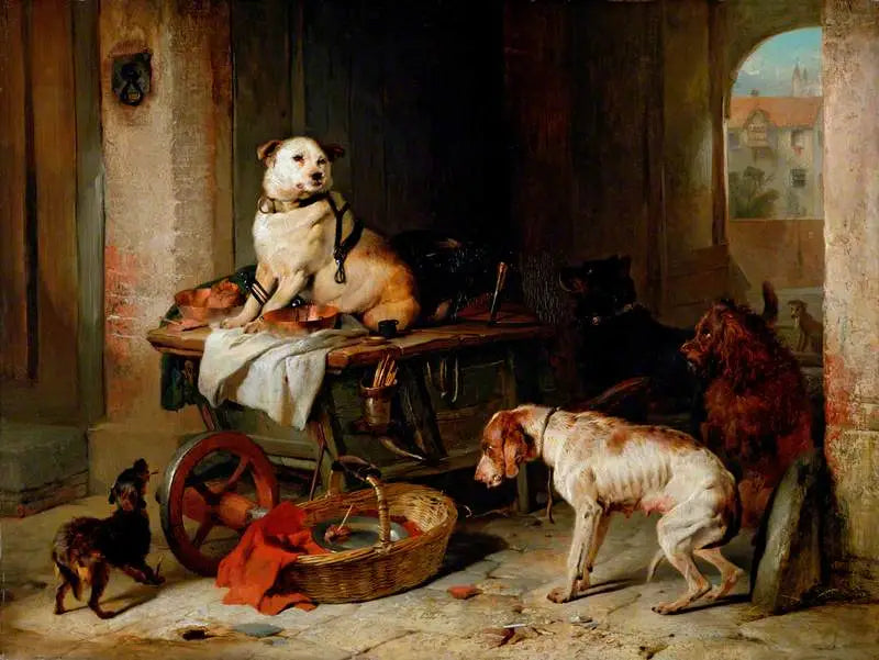 Jack w biurze - Edwin Henry Landseer