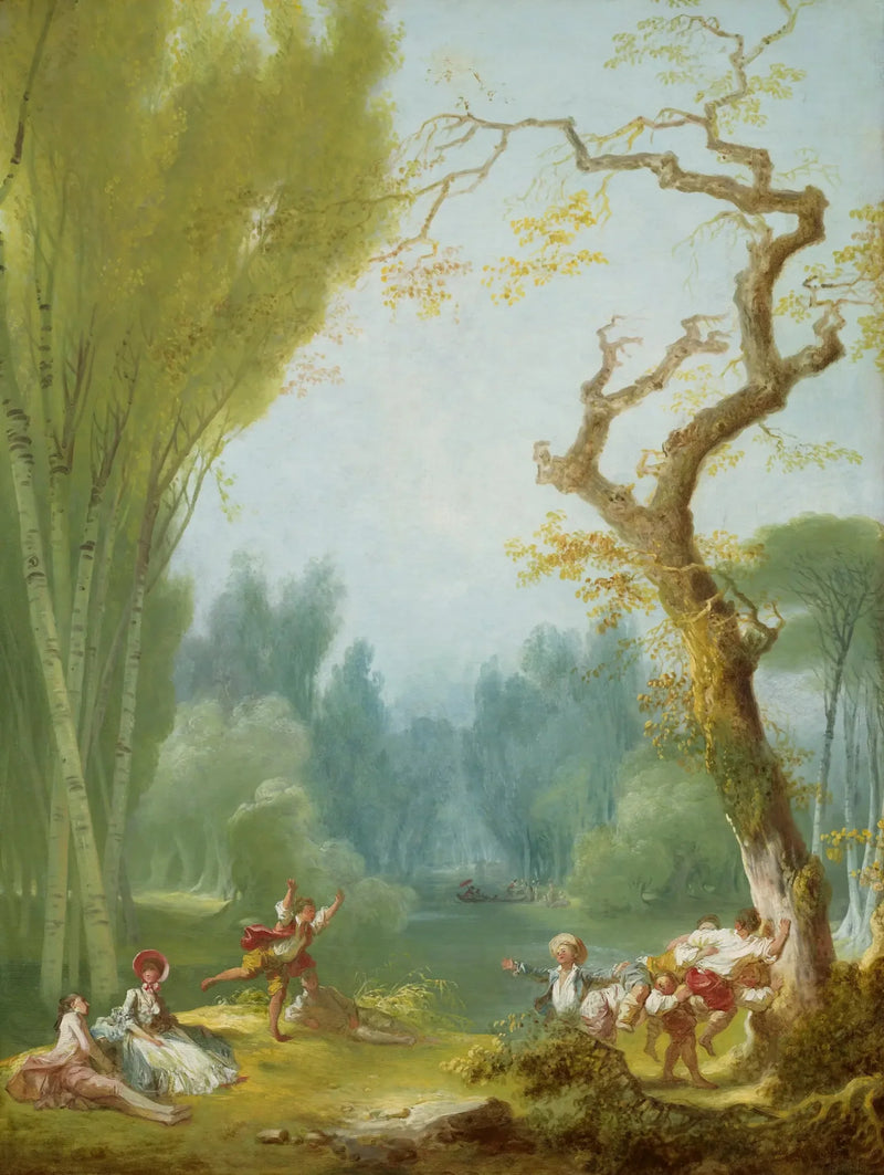 Zestaw konia i jeźdźca - Jean-Honoré Fragonard