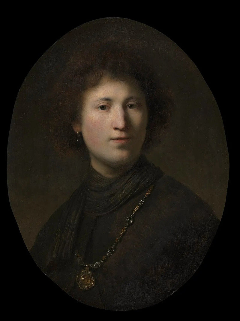 Młody mężczyzna z łańcuchem - Rembrandt