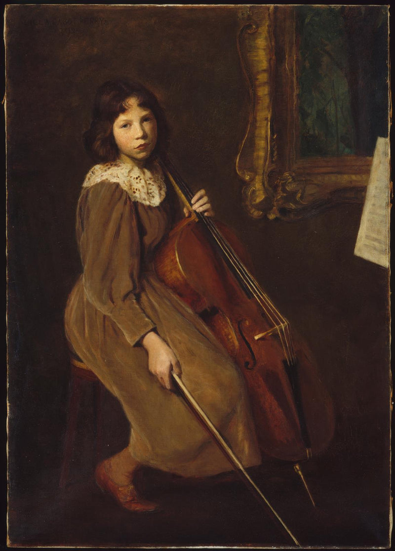 Młody wiolonczelista - Lilla Cabot Perry