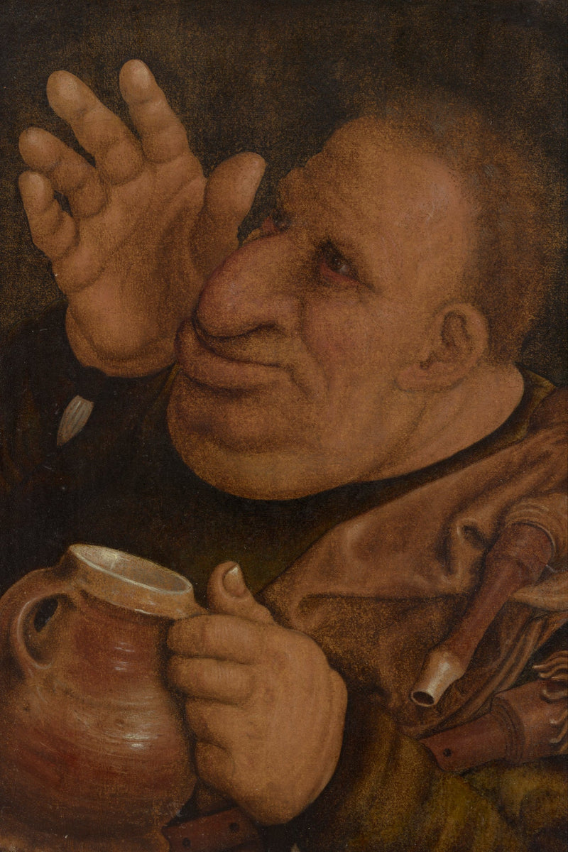 Bębniarz na dudach - Quentin Metsys