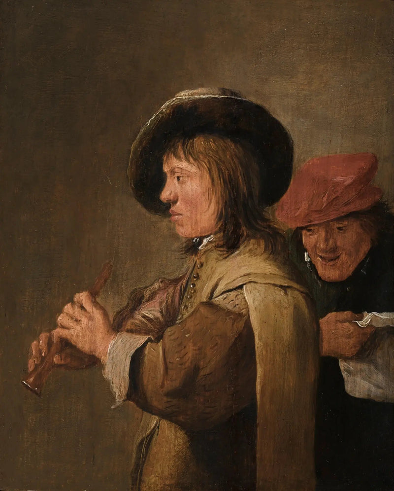 Flecista w profilu - David Teniers Młodszy