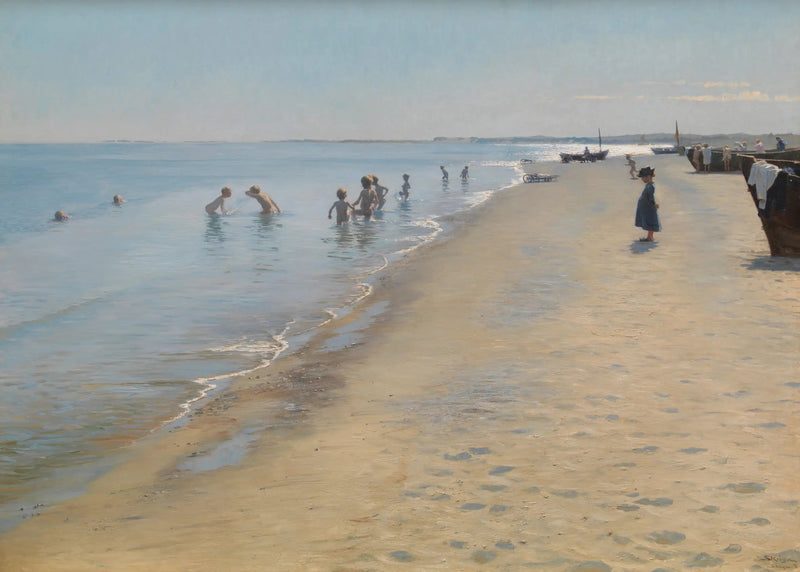 Letni dzień na plaży na południu Skagen - Peder Severin Krøyer