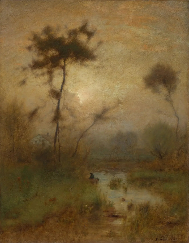 Poranny srebrny poranek - George Inness