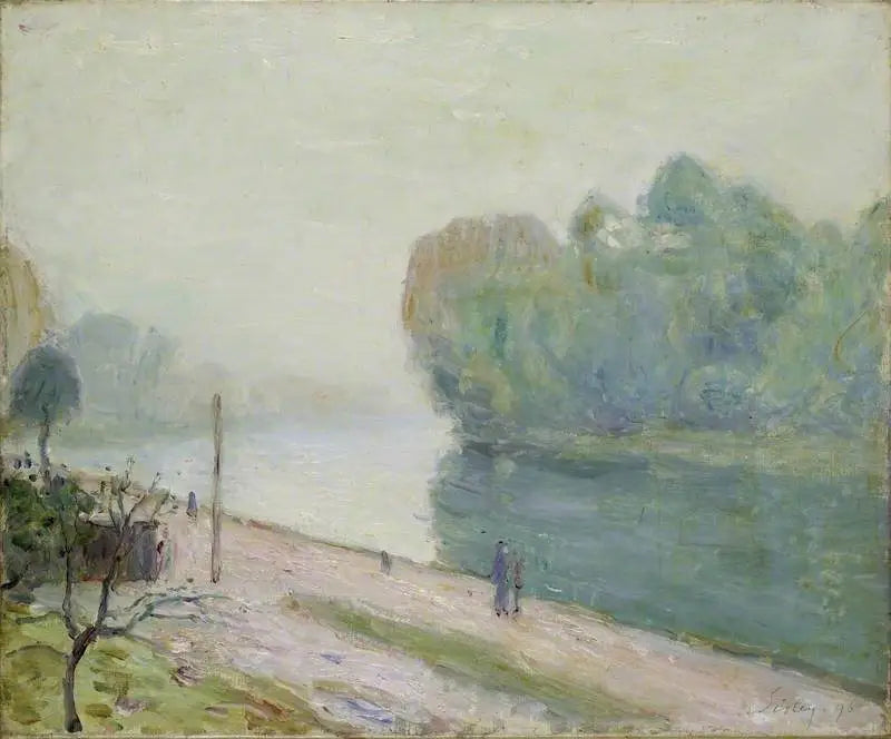 Meander rzeki Loing - Alfred Sisley
