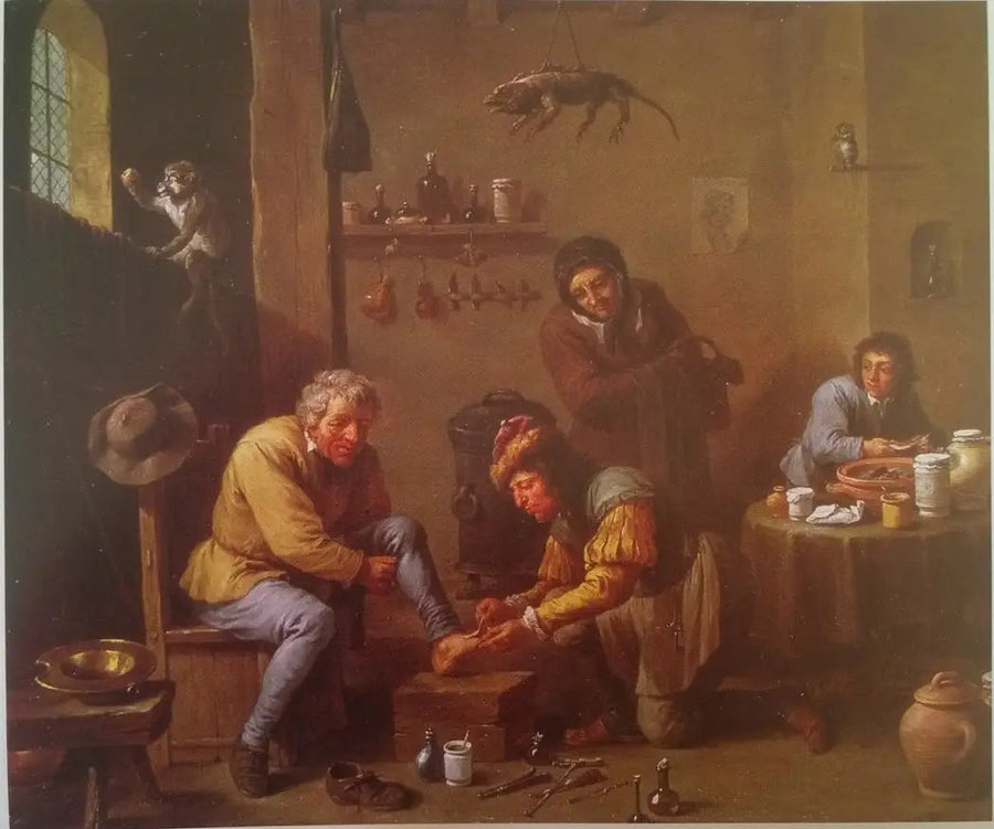 Wiejski lekarz - David Teniers Młodszy