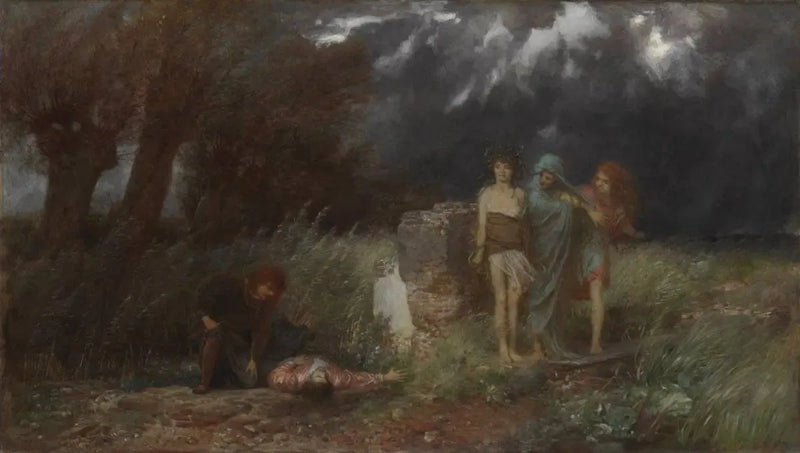 Morderca ścigany przez Furie - Arnold Böcklin