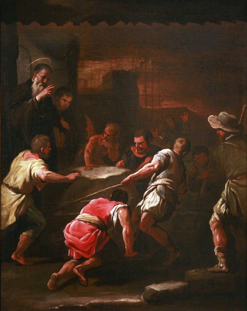 Cud świętego Benedykta - Luca Giordano