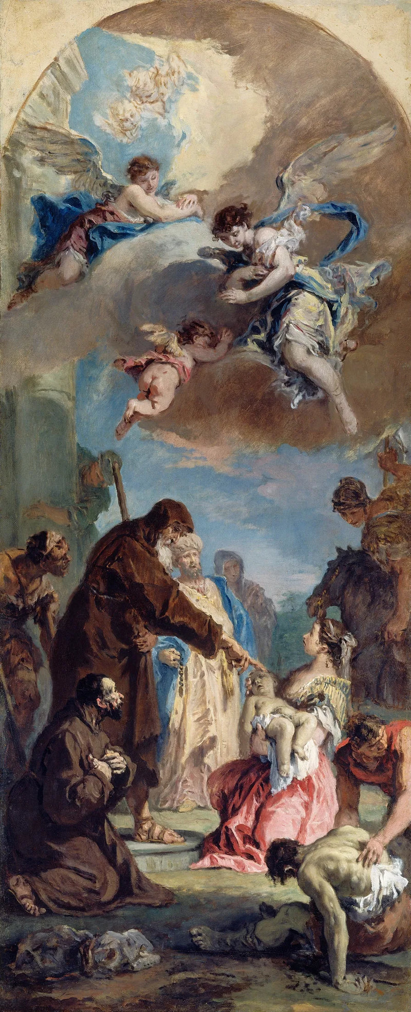Cud świętego Franciszka z Pauli - Sebastiano Ricci