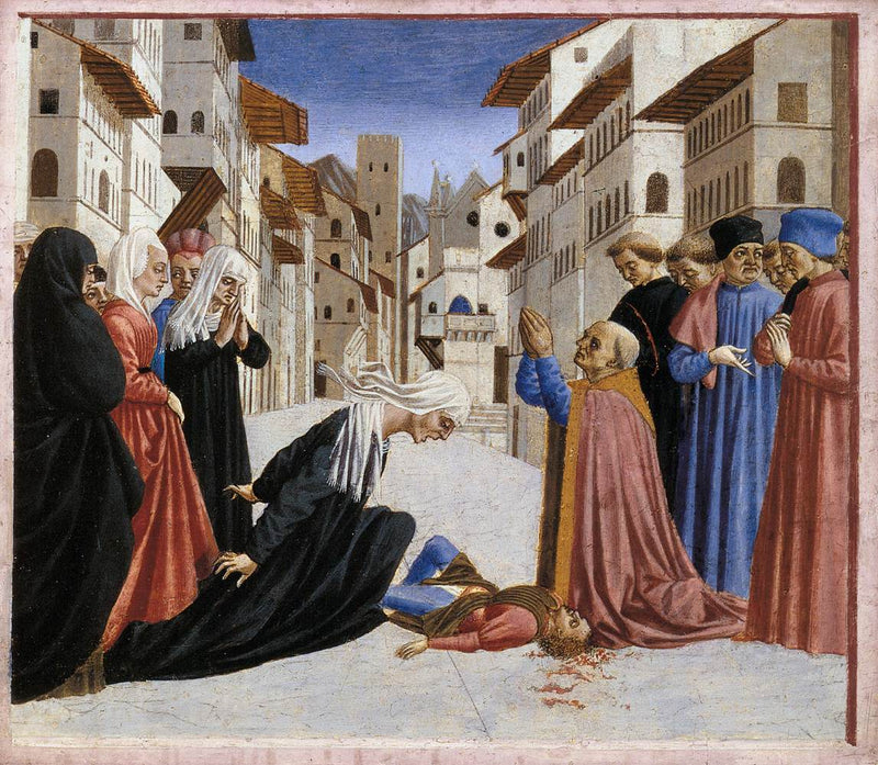 Cud świętego Zenobego - Domenico Veneziano
