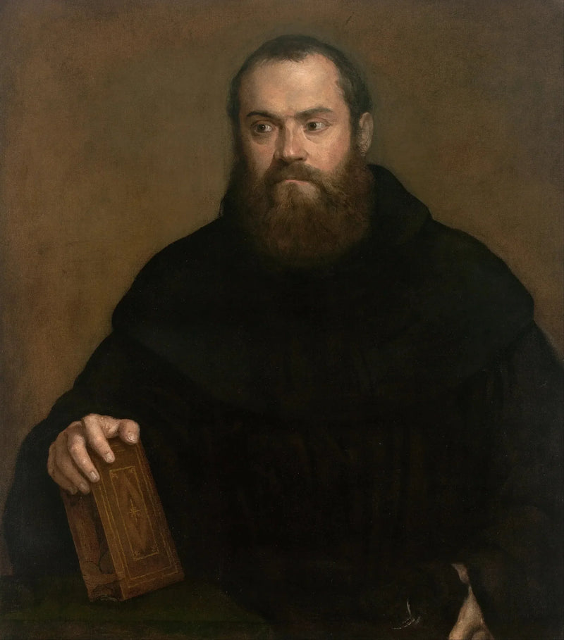 Mnich z książką - Titian